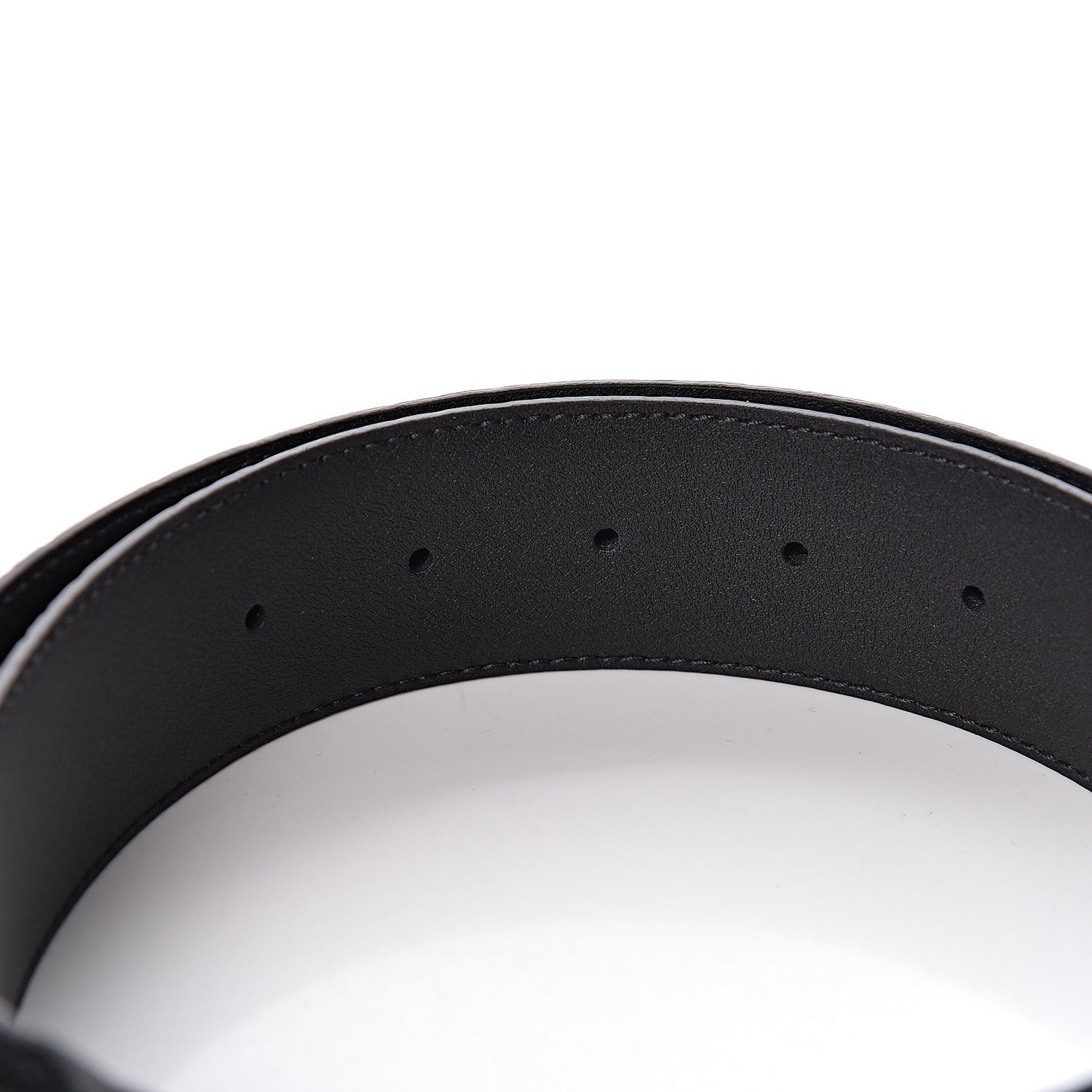Guccissima Signature Interlocking G 40mm Belt 95 38 Black