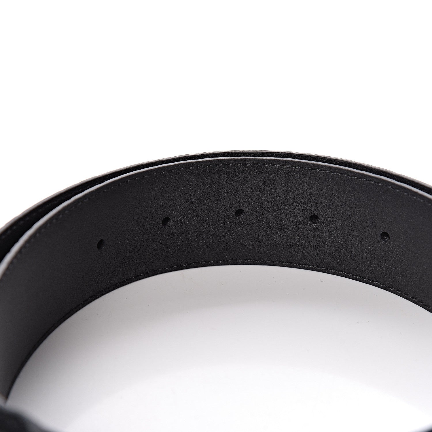 Gucci Guccissima Signature Interlocking G 40mm Belt 95 38 Black 4 of 7