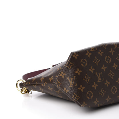 Louis Vuitton Monogram Flower Zipped Tote MM Bordeaux 6 of 12