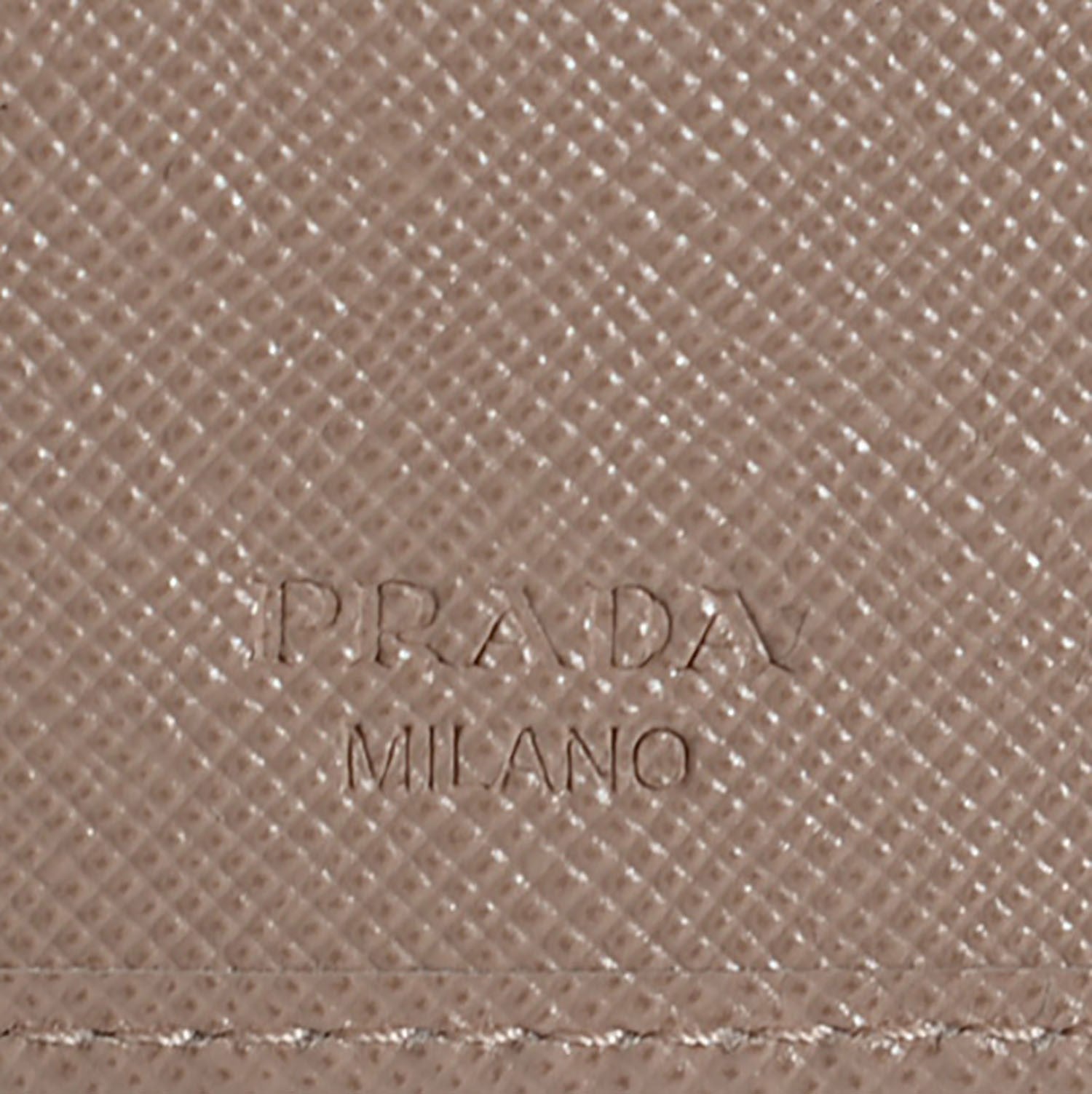 Prada Saffiano Fiocco Bow Metal 6 Key Holder Cammeo 5 of 8