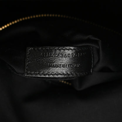 Saint Laurent Tweed Lambskin Matelasse Monogram Joe Backpack Black Rosso Multicolor 7 of 10
