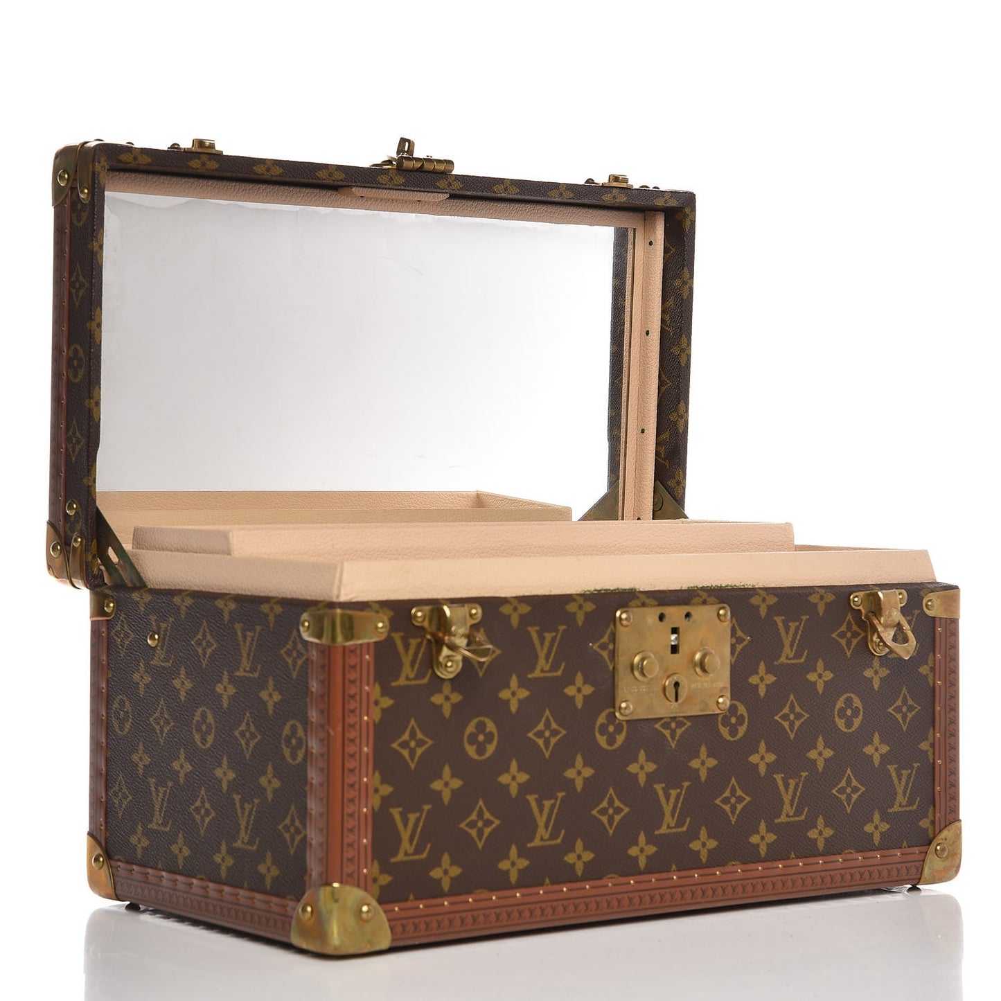 Monogram Boite Bouteilles et Glace Beauty Train Case