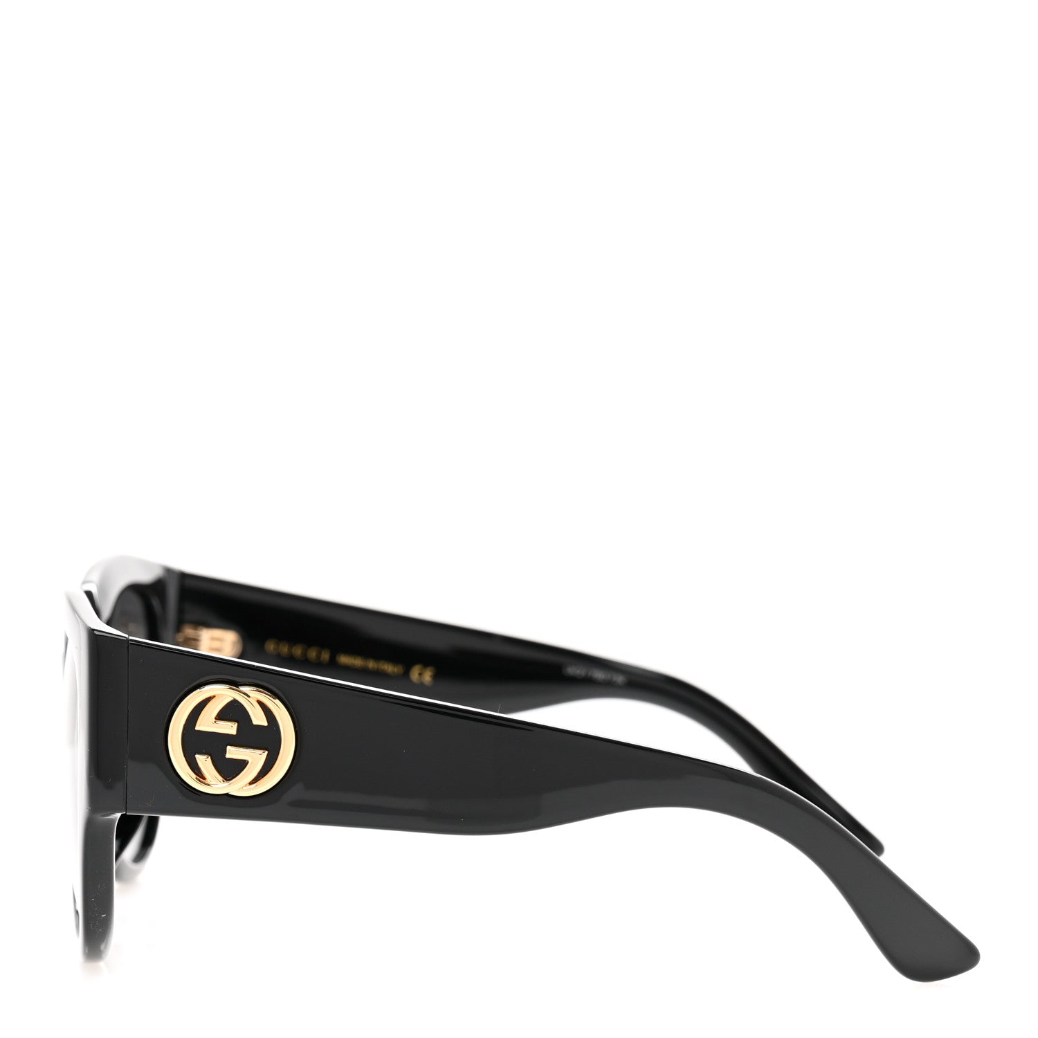 Gucci Acetate Square Frame Sunglasses GG0142SA Black 3 of 10