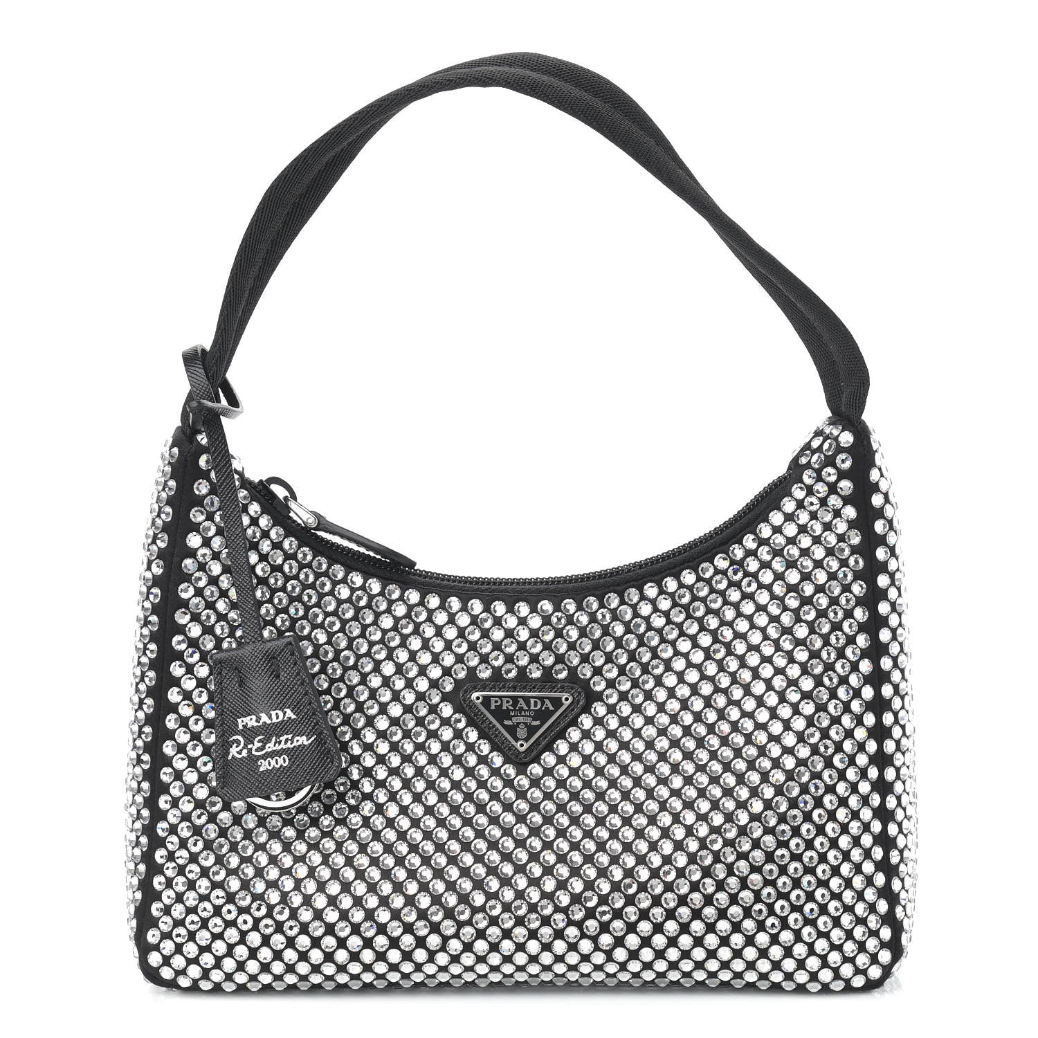 Prada Satin Crystal Mini Re-Edition 2000 Bag Cristal 1 of 9