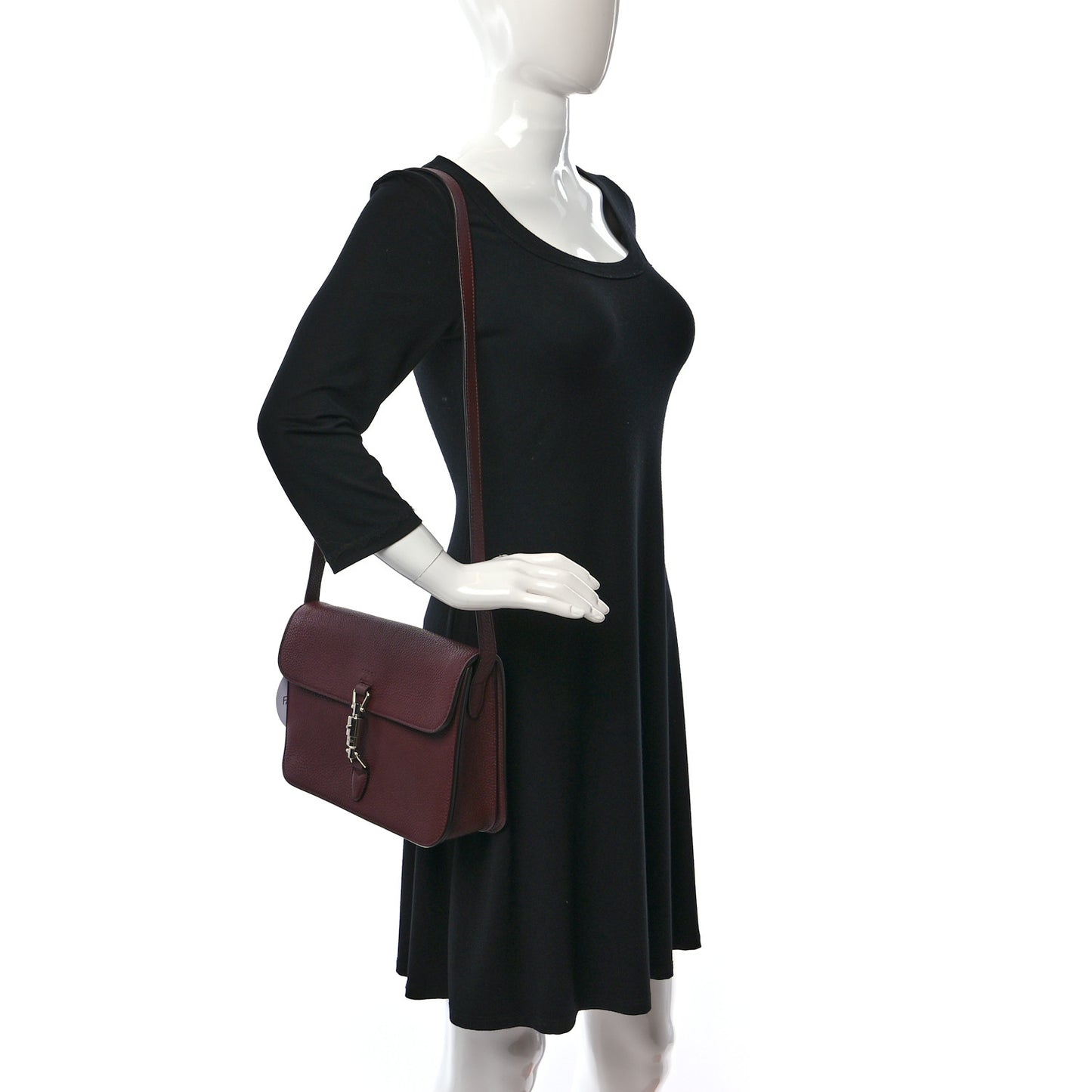 Grand Prix Calfskin Small Jackie Shoulder Bag Chardonnay