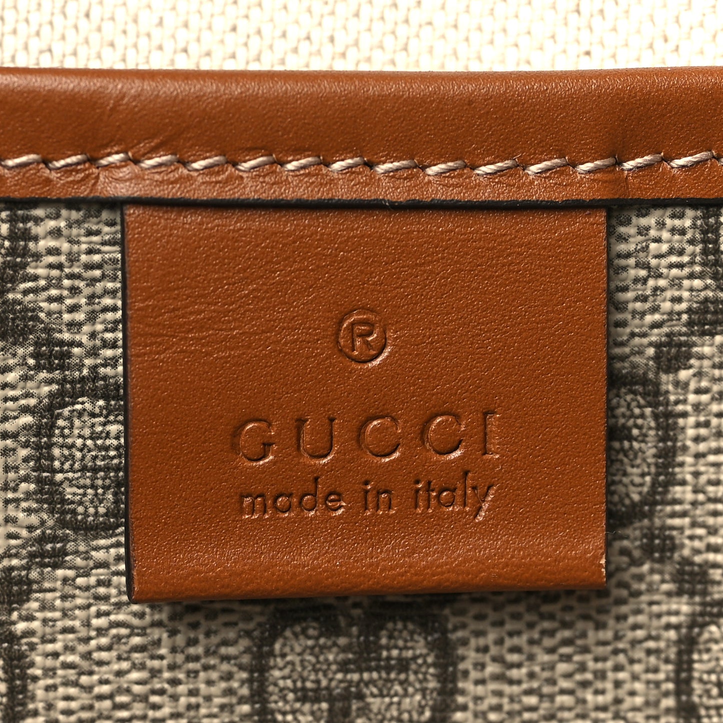 GG Plus Monogram Medium Signature Web Loop Tote Brown