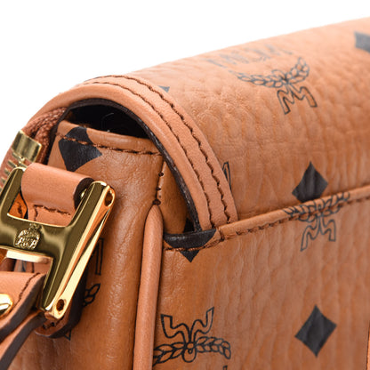 MCM Visetos Mini Heritage Crossbody Cognac 11 of 12