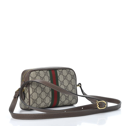Gucci GG Supreme Monogram Web Mini Ophidia Shoulder Bag Brown 2 of 10