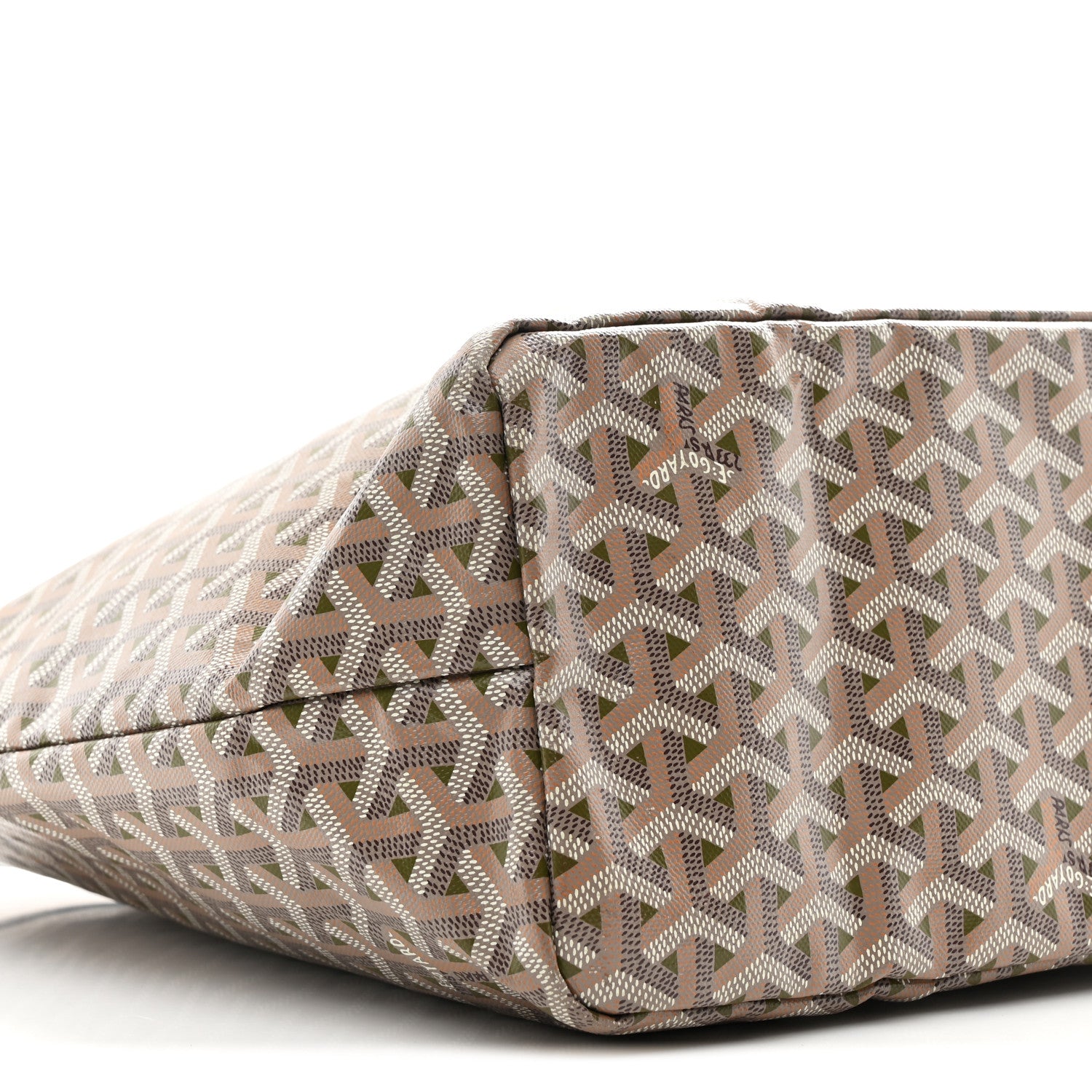 Goyard Goyardine Saint Louis Claire Voie PM Grege Khaki 10 of 11