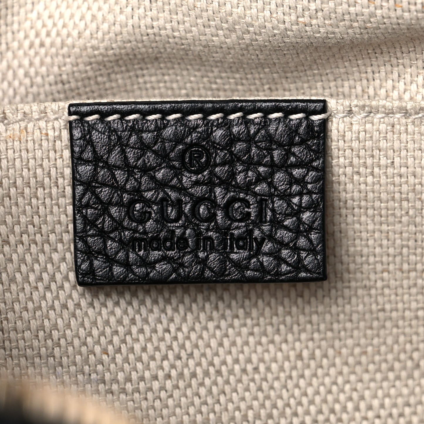 Pebbled Calfskin Small Soho Disco Bag Black