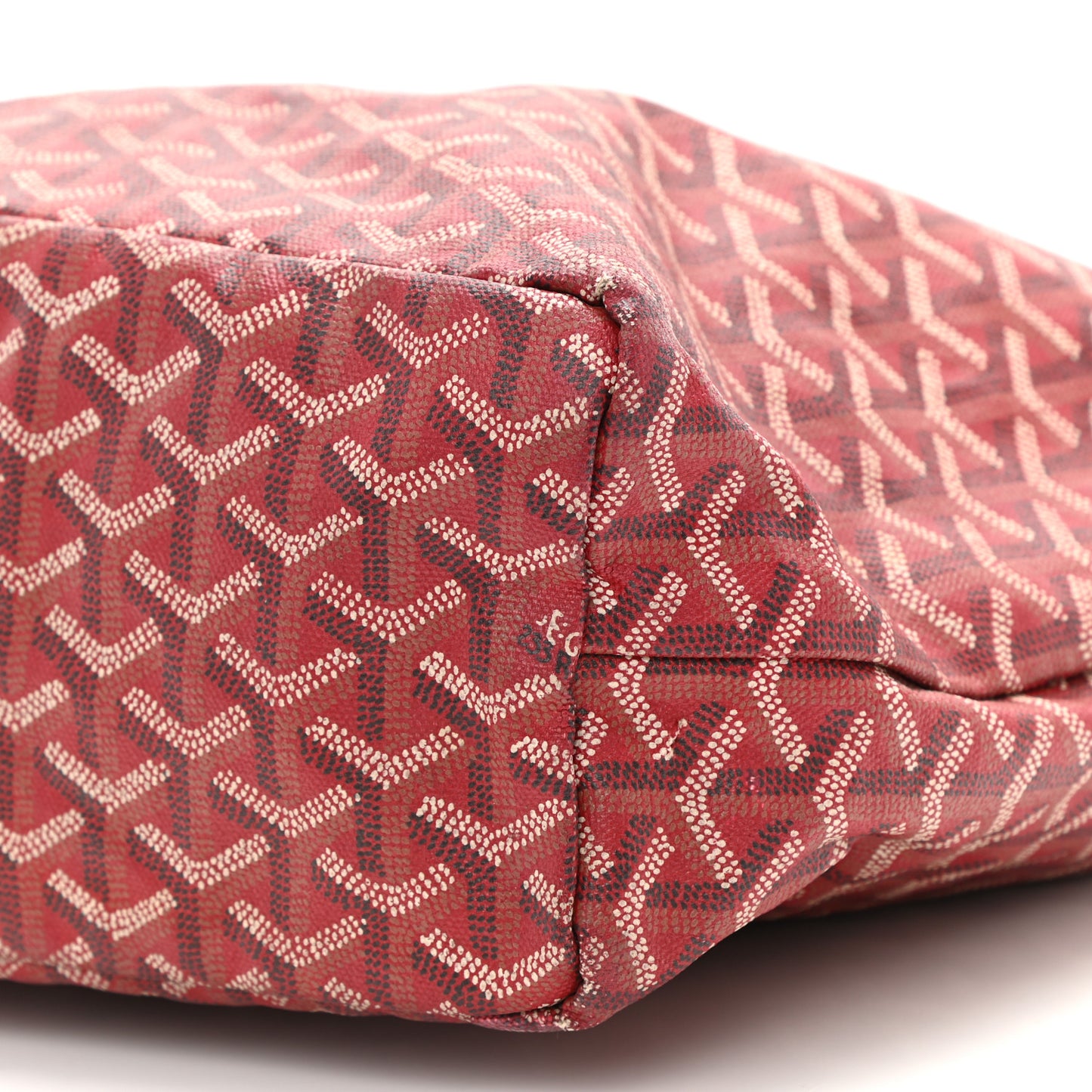 Goyardine Fidji Zip Hobo Red
