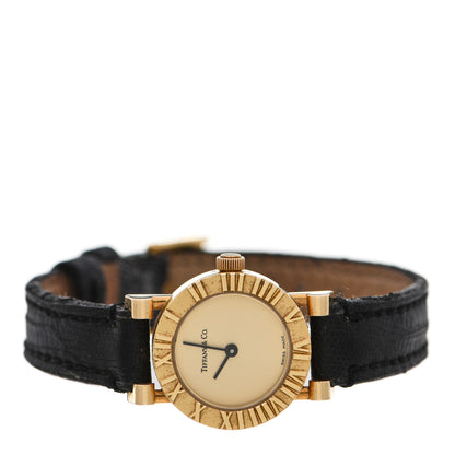 Tiffany 18K Yellow Gold Lizard 19mm Atlas Quartz Watch Gold 2 of 11