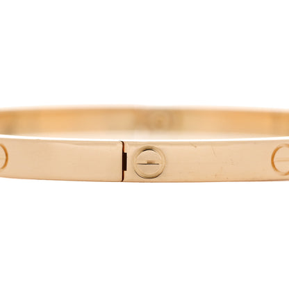 Cartier 18K Yellow Gold Small LOVE Bracelet 16 4 of 7
