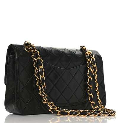 Chanel Lambskin Quilted Small Double Flap Black 3 of 10