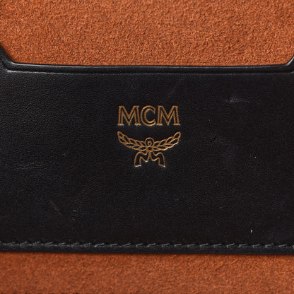 MCM Odeon Calfskin Small Berlin Crossbody Steel Gray 6 of 9