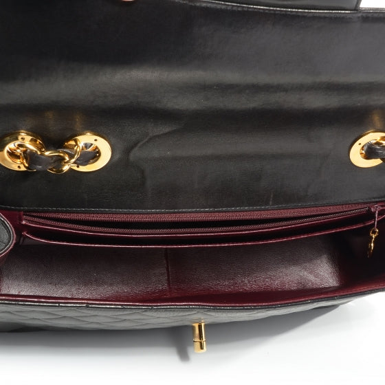 Chanel Lambskin Jumbo Flap Black 5 of 9
