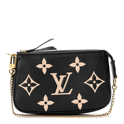 Louis Vuitton Empreinte Monogram Giant Mini Pochette Accessories Black 1 of 5