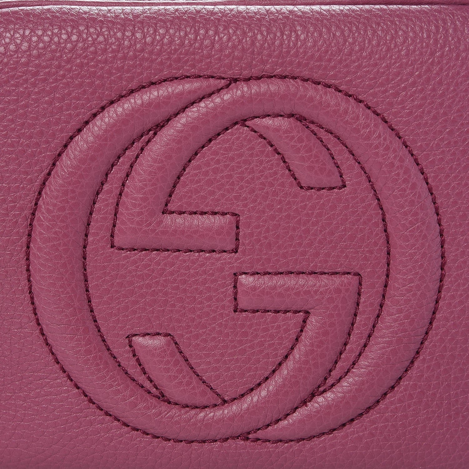 Gucci Pebbled Calfskin Small Soho Disco Bag Peonia Flower 9 of 9