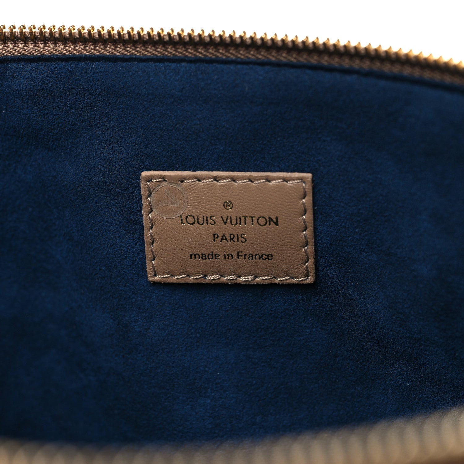 Louis Vuitton Lambskin Embossed Monogram Coussin MM Taupe 8 of 11