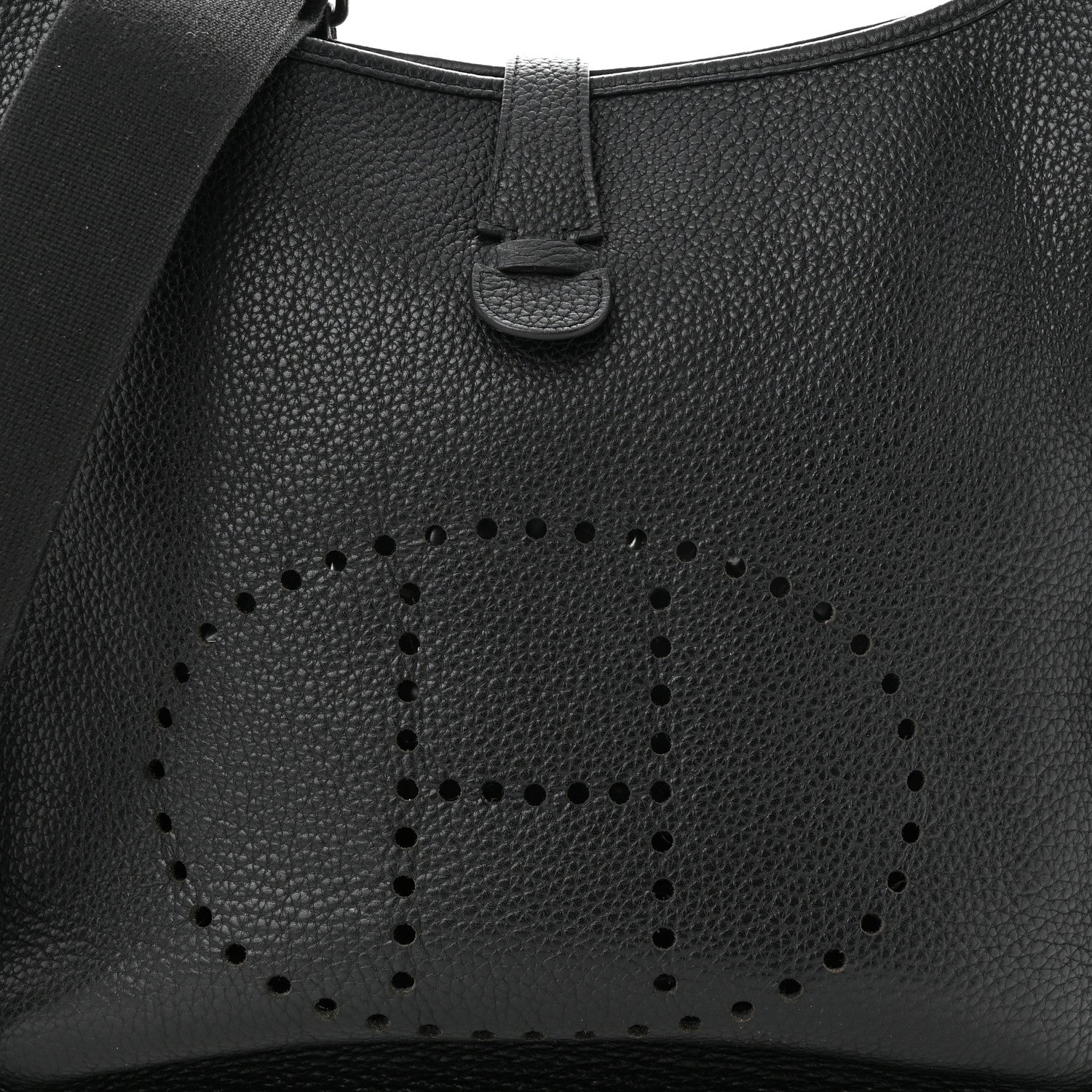 Hermes Taurillon Clemence Evelyne III GM Black 8 of 10