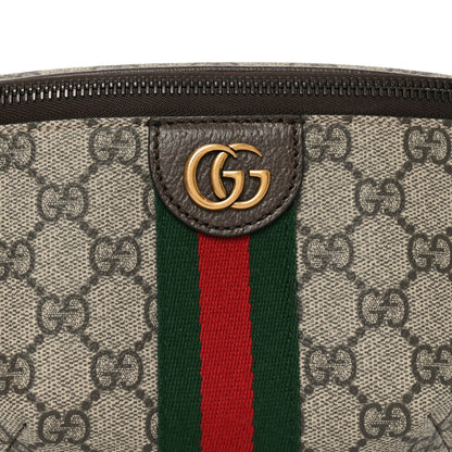 Gucci GG Supreme Monogram Web Small Ophidia Belt Bag Beige Ebony New Acero 7 of 9