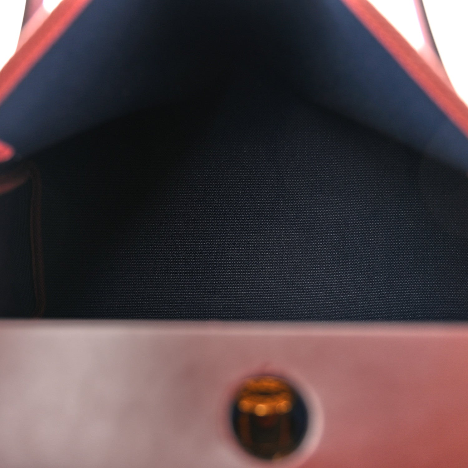 Hermes Toile Militaire Vache Hunter Herbag Zip Retourne 31 PM Rouge Sellier Bleu Marine 6 of 12