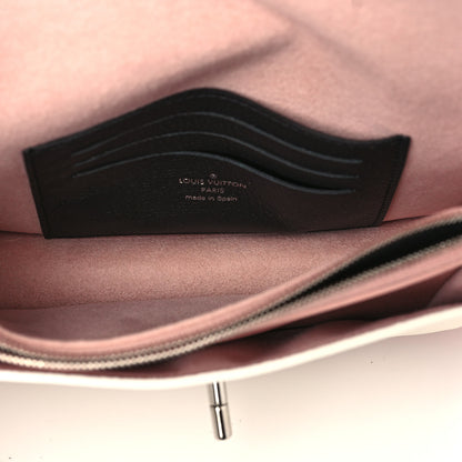 Louis Vuitton Calfskin My Lockme Chain Pochette Rose Ballet White 5 of 9