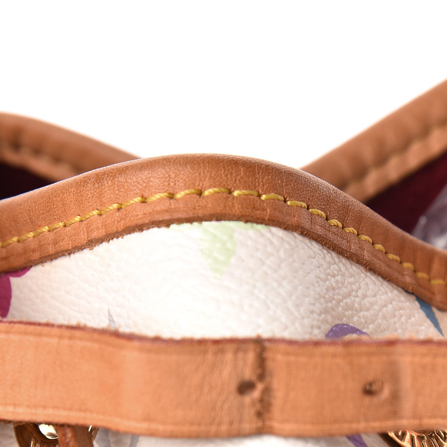 Monogram Multicolor Petit Noe White