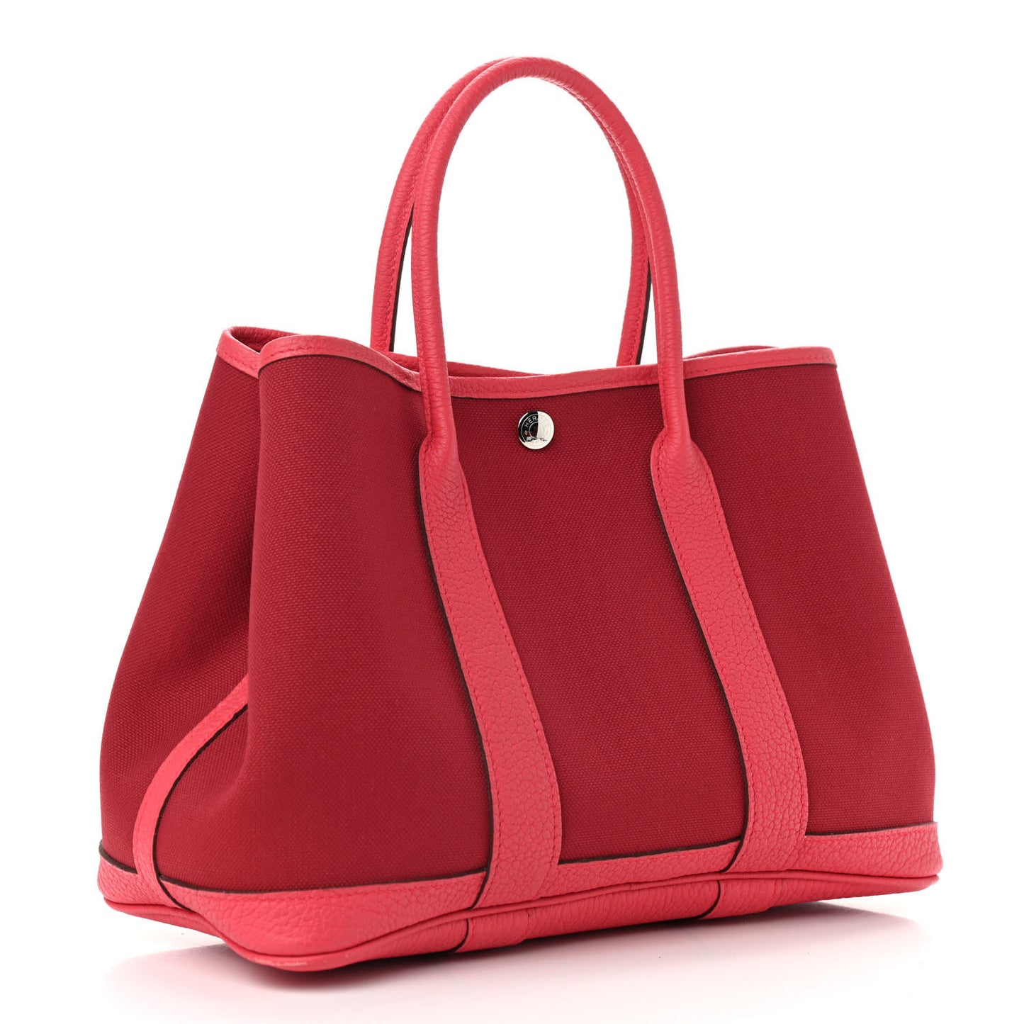 Toile Militaire Vache Country Garden Party Tote 30 Rouge Grenant Bougainvillea