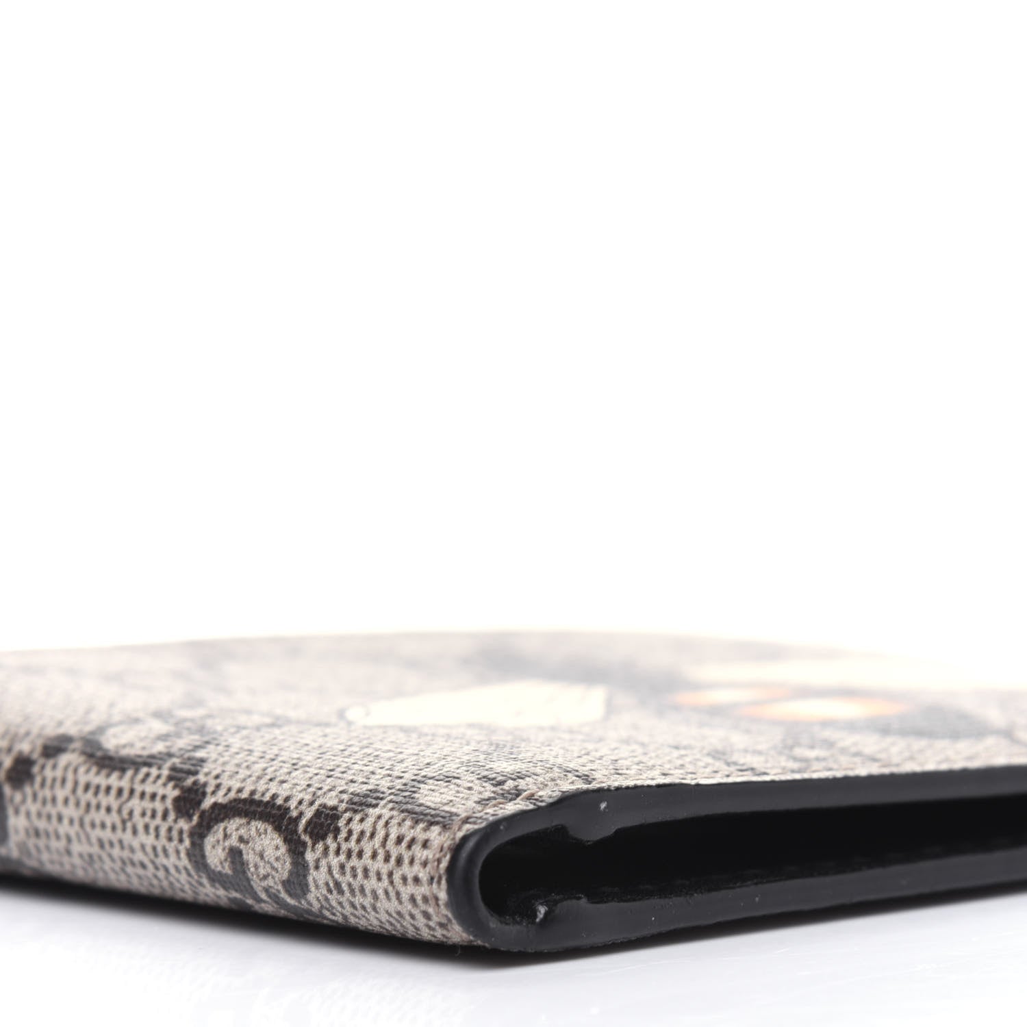 Gucci GG Supreme Monogram Bee Bi-fold Wallet Beige 9 of 10
