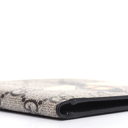Gucci GG Supreme Monogram Bee Bi-fold Wallet Beige 9 of 10