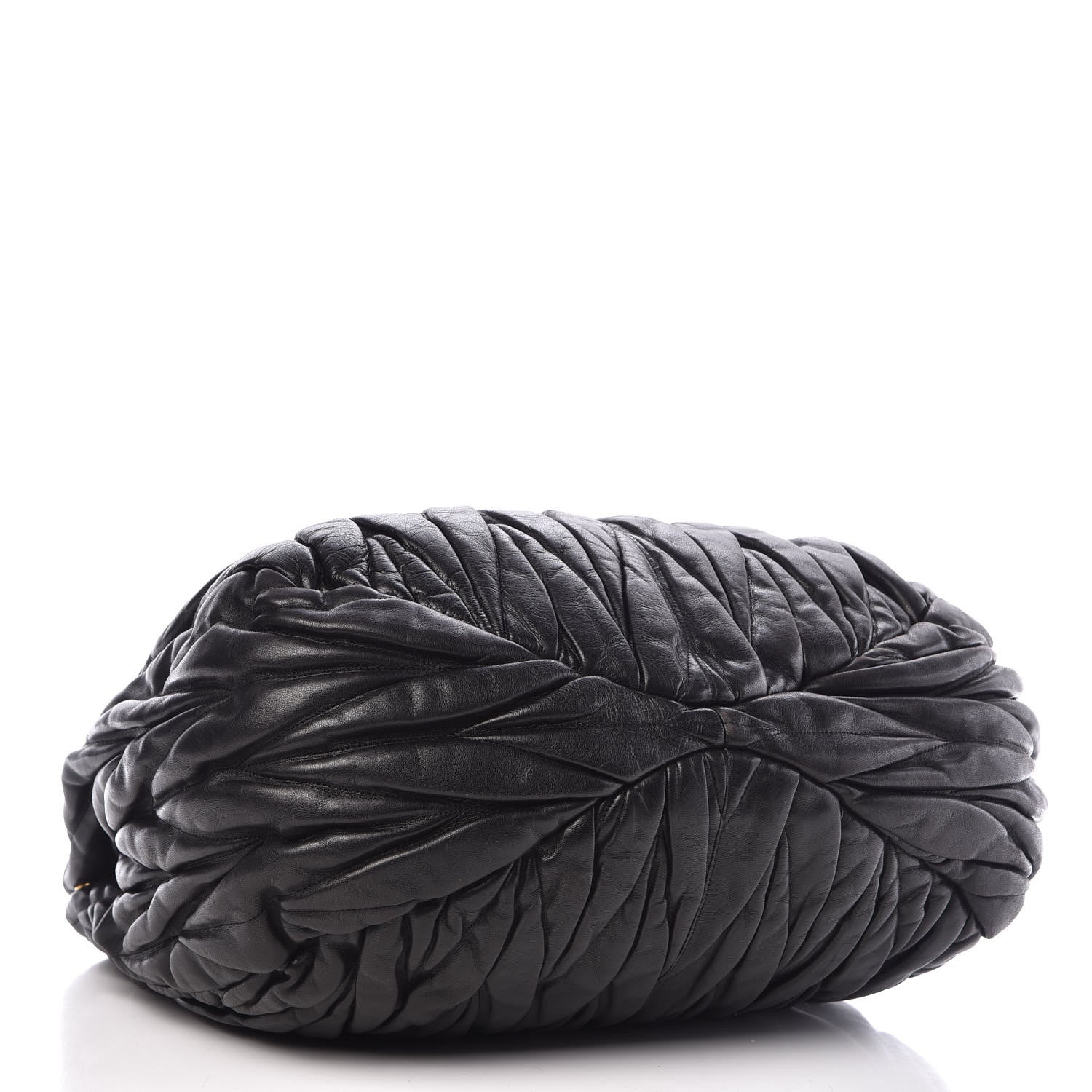 Miu Miu Nappa Matelasse Shopping Tote Black 4 of 11