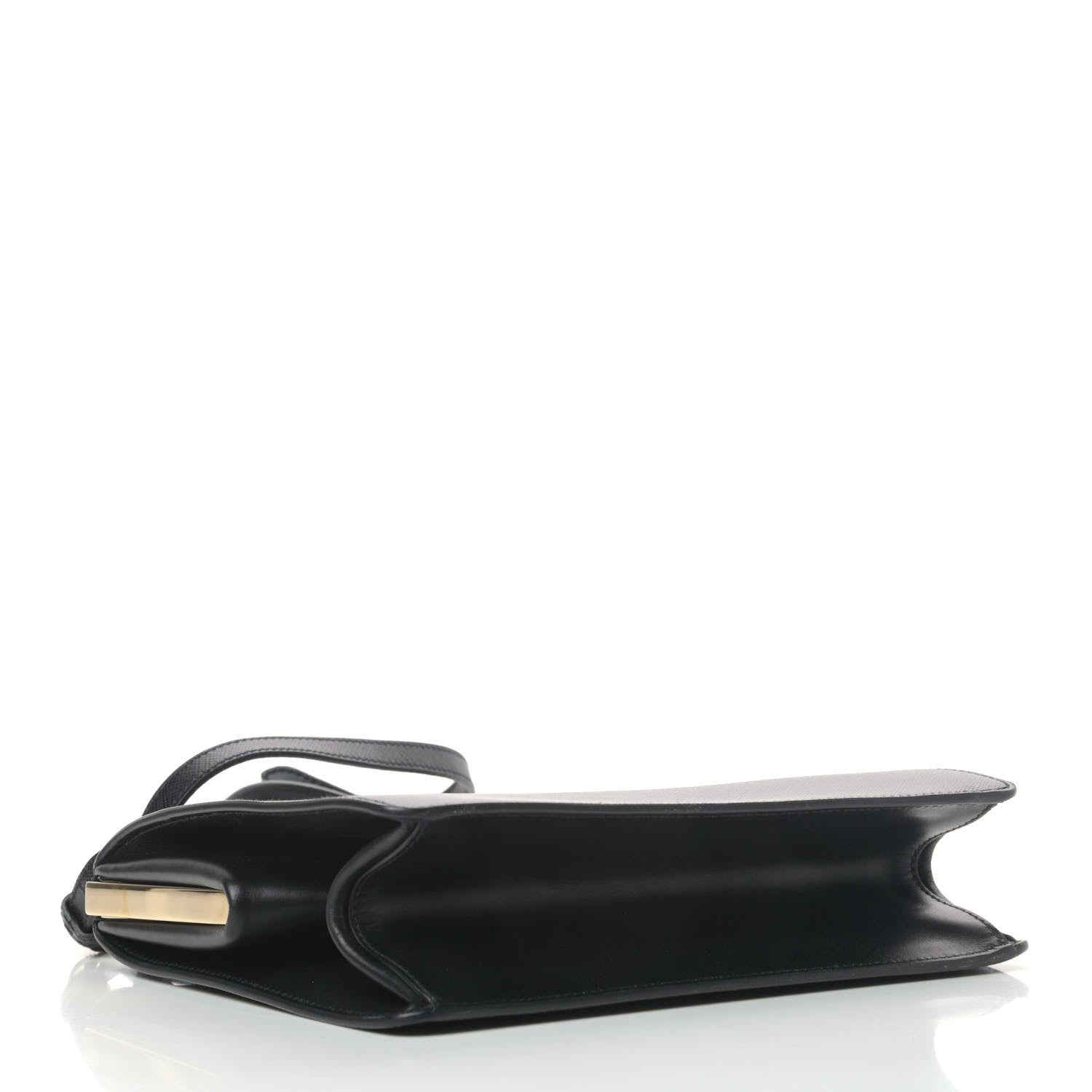 Prada Saffiano City Calfskin Light Frame Bag Black 3 of 4