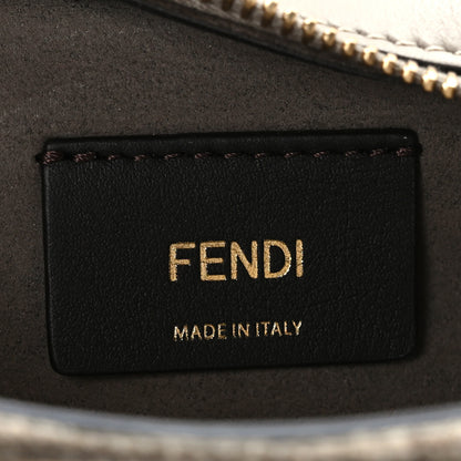 Fendi Chenille Vitello King Plexiglass FF O'Lock Swing Tortora Nuvola 6 of 9