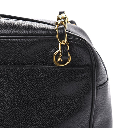 Chanel Caviar CC Shoulder Bag Black 10 of 10