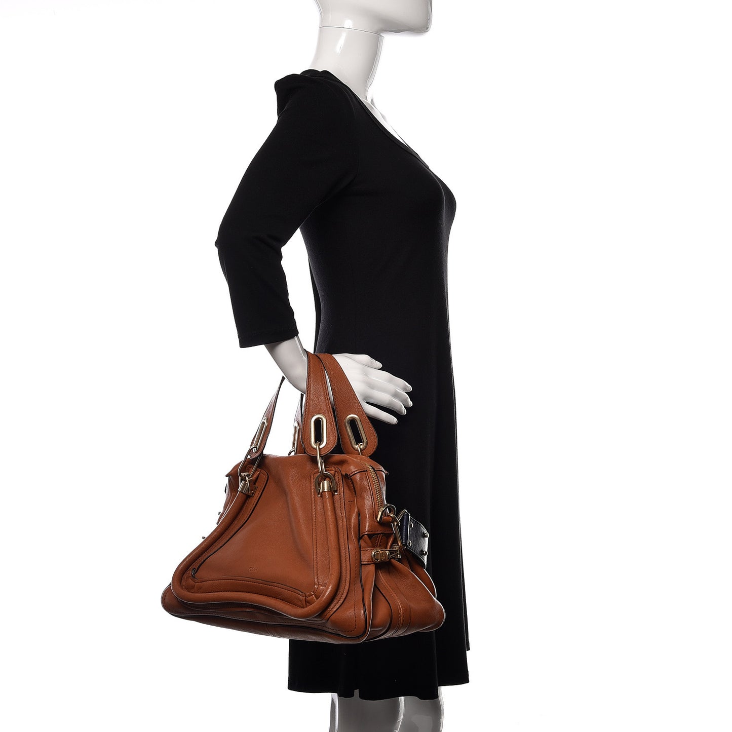 Calfskin Medium Paraty Military Tan