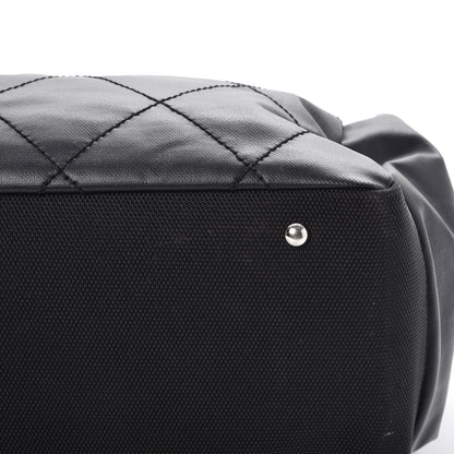Chanel Coated Canvas Large Paris Biarritz Tote Black 13 of 15