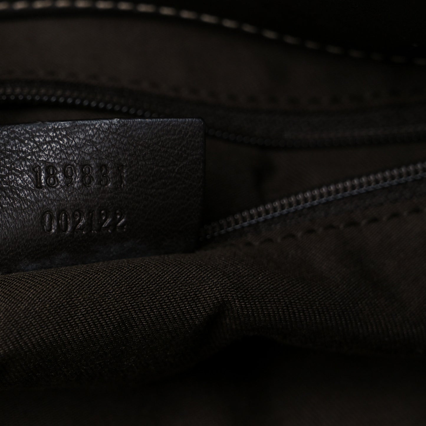 Monogram D Gold Tote Dark Brown