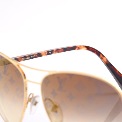 Louis Vuitton Conspiration Pilote Sunglasses Z0164U Gold 4 of 7
