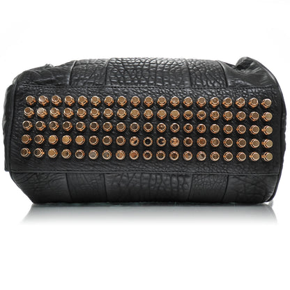 Alexander Wang Leather Rocco w Rose Gold Hardware Black 4 of 7