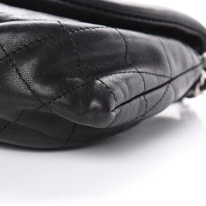 Chanel Lambskin Half Moon Wallet On Chain WOC Black 13 of 13