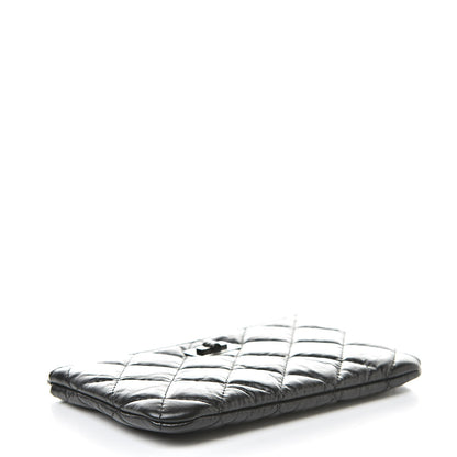Chanel Aged Calfskin Quilted Small Reissue Cosmetic Case Black 4 of 8