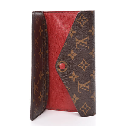 Louis Vuitton Monogram Josephine Wallet Red 7 of 9