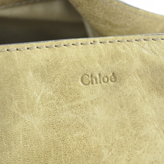 Chloe Leather Heloise Hobo Beige 8 of 10