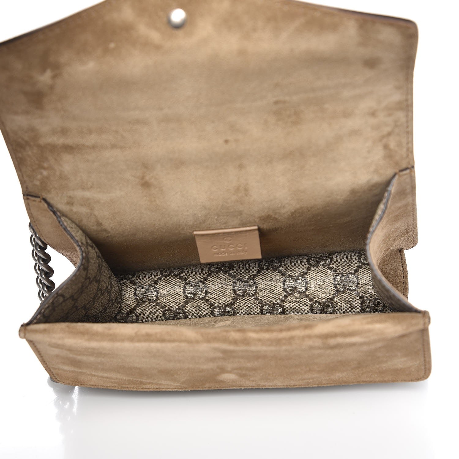 Gucci GG Supreme Monogram Mini Dionysus Shoulder Bag Taupe 6 of 10