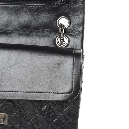 Chanel Aged Calfskin Quilted 2.55 Reissue 225 Flap Black 11 of 14