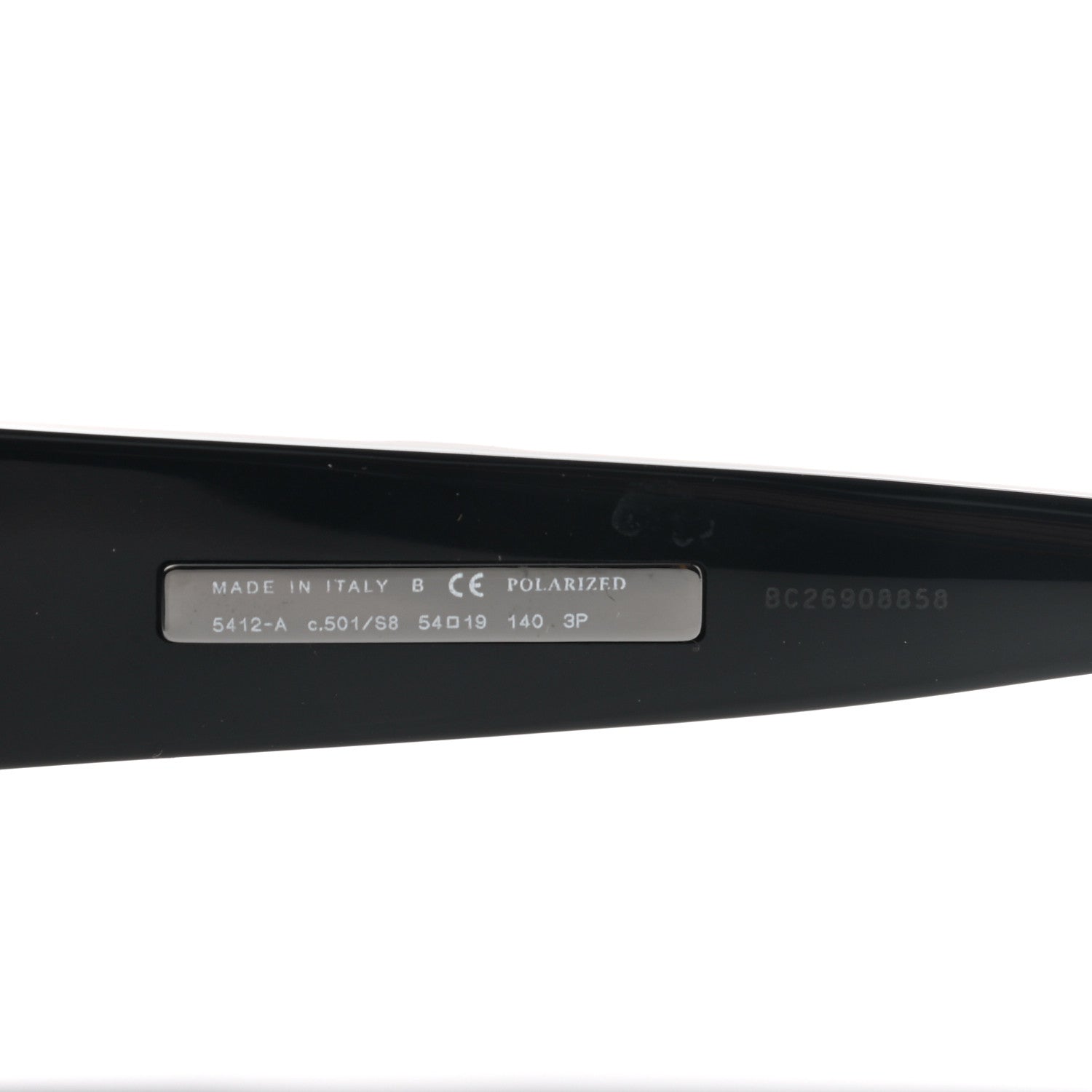 Chanel Acetate Polarized Butterfly CC Sunglasses 5412 Black 6 of 8