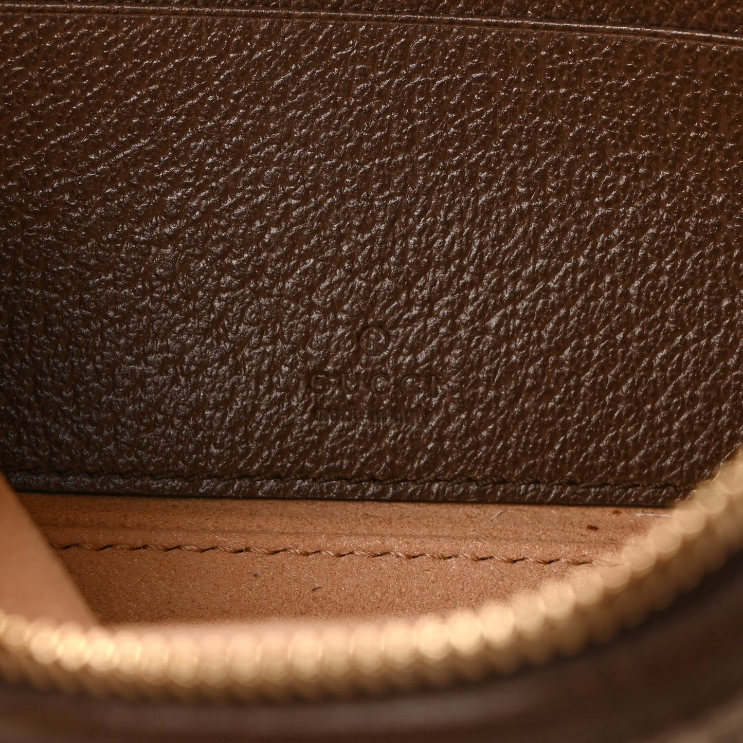 GG Supreme Monogram Web Ophidia Belt Bag 110 44 Dark Brown
