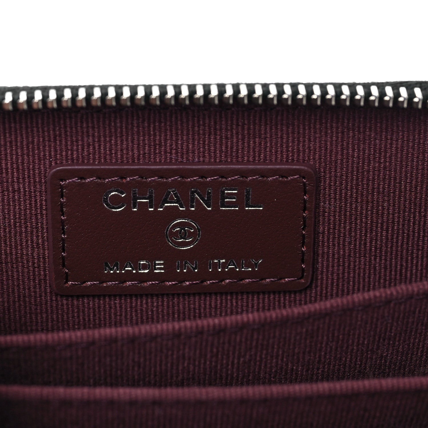 Chanel Caviar Quilted Zip Coin Purse Black 6 of 8