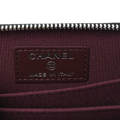 Chanel Caviar Quilted Zip Coin Purse Black 6 of 8